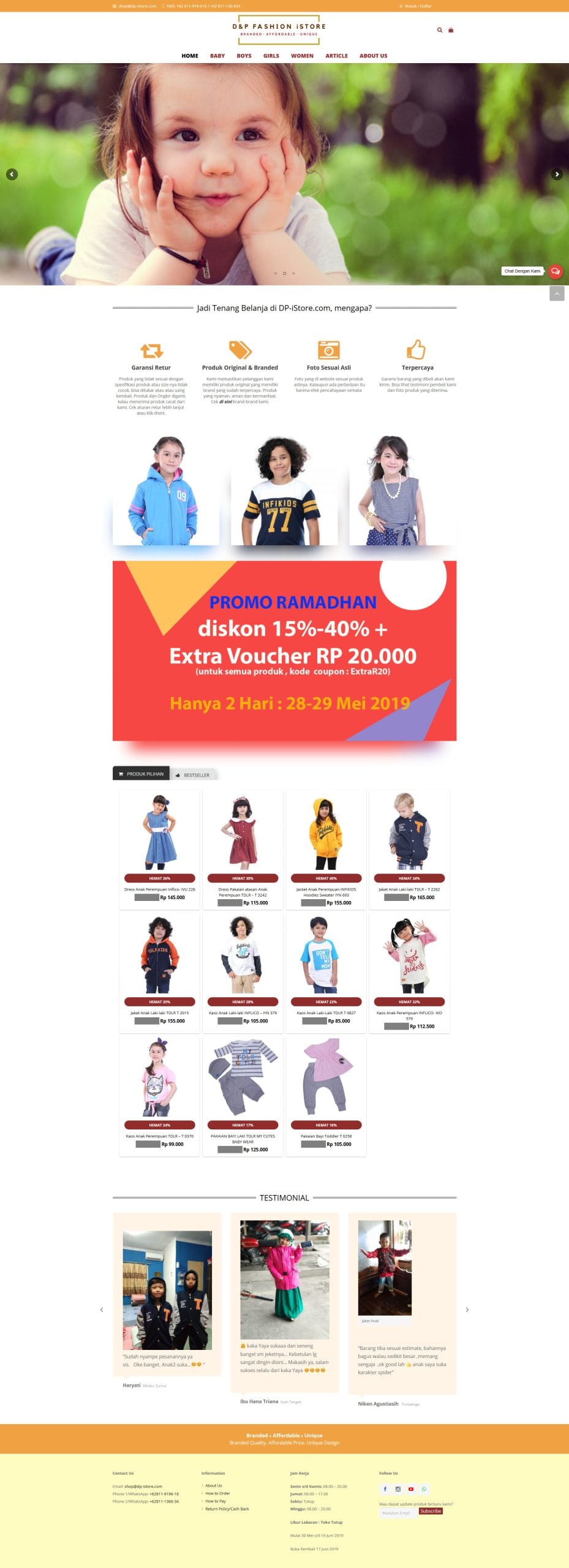 DP FASHION iSTORE www.dp-istore.com