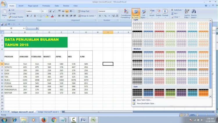 Rumus perkalian Excel menyertakan nilai konstanta