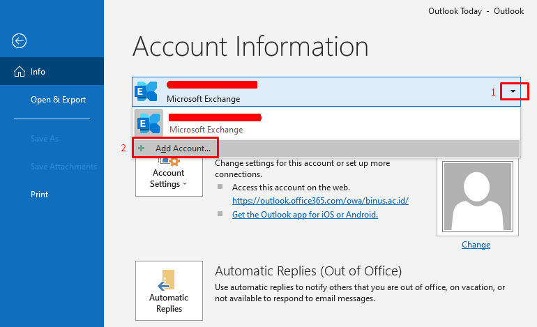 Cara Setting Email Hosting Di Outlook 2016