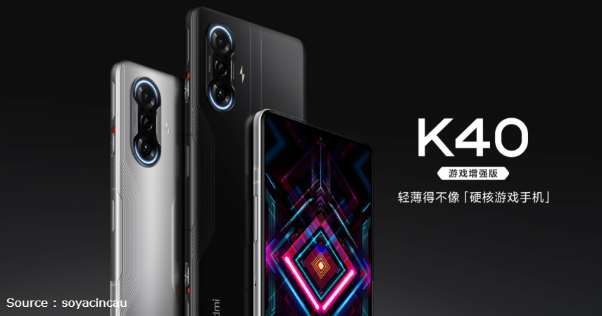 Ponsel gaming Redmi K40 - Xiaomi Redmi K40