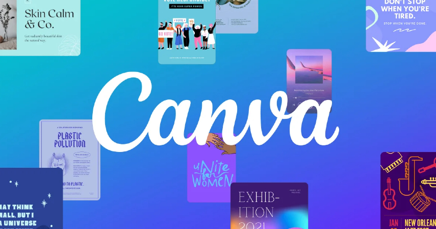 Aplikasi untuk membuat poster - Canva