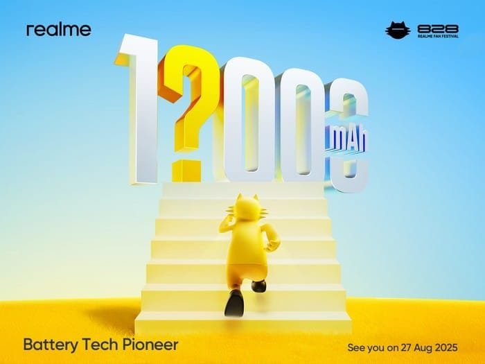 Realme Siapkan Ponsel Baterai 12.000mAh, Tiga Kali Lipat dari iPhone 16