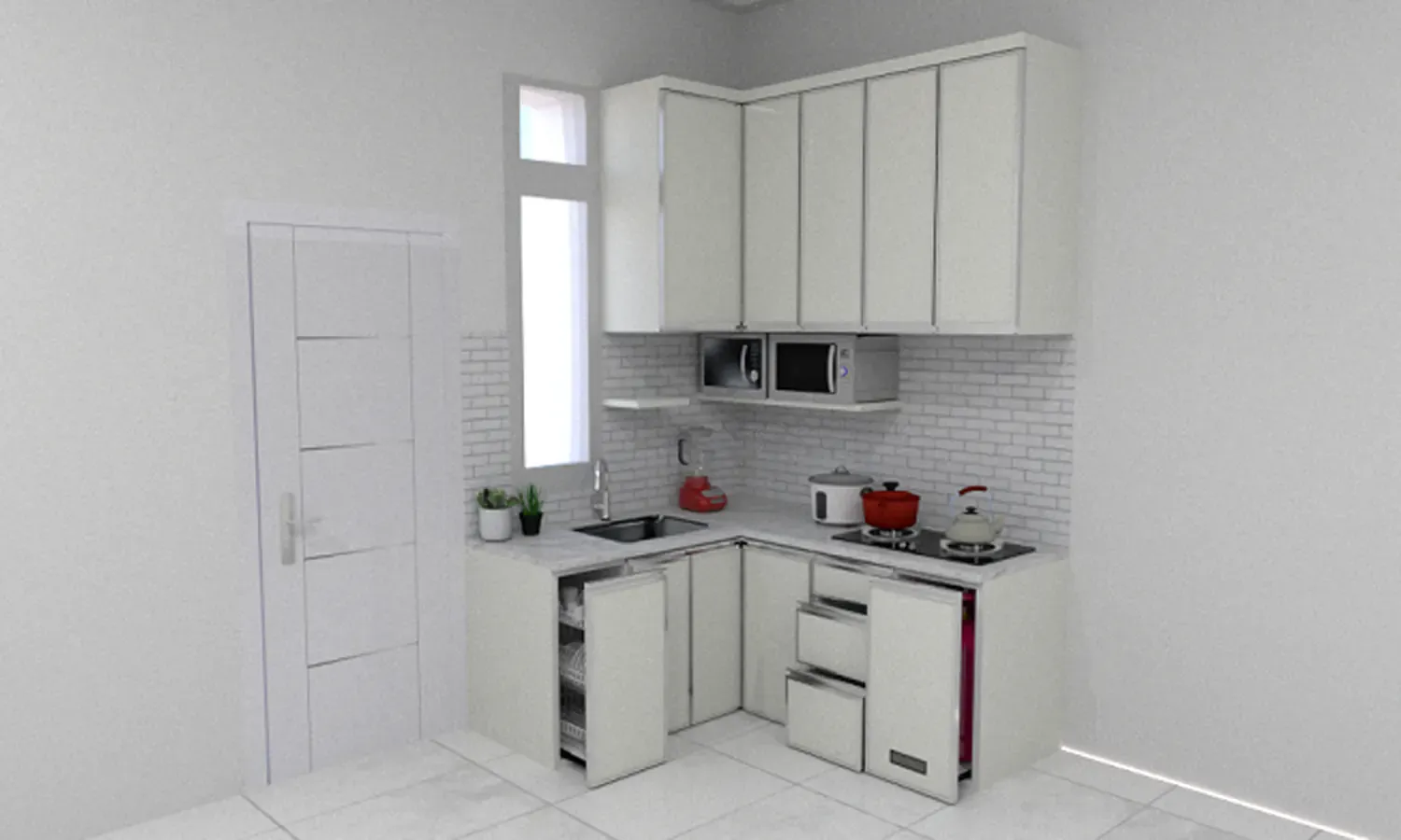 Ide Kitchen Set untuk Dapur Sempit, Tetap Nyaman Saat Memasak Ide Kitchen Set untuk Dapur Sempit, Tetap Nyaman Saat Memasak
